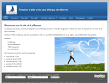 Tablet Screenshot of la-barque.ch